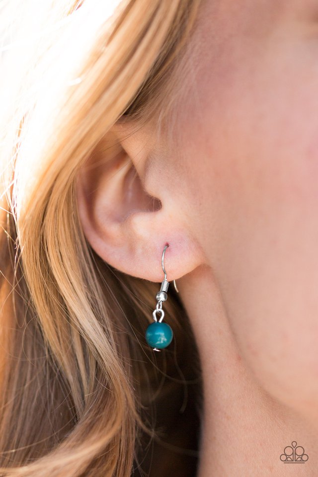 Paparazzi ♥ She WHEEL Be Loved - Blue ♥ Necklace