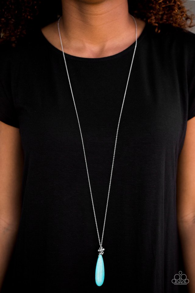 Paparazzi ♥ Canyon Craze - Blue ♥ Necklace