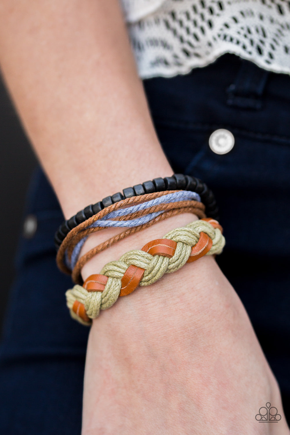 Paparazzi ♥ KNOT In My Nature - Multi ♥  Bracelet