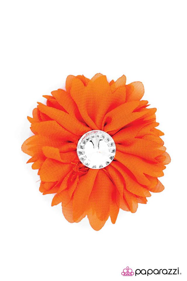 Paparazzi ♥ Fresh Squeezed - Orange ♥ Hair Clip