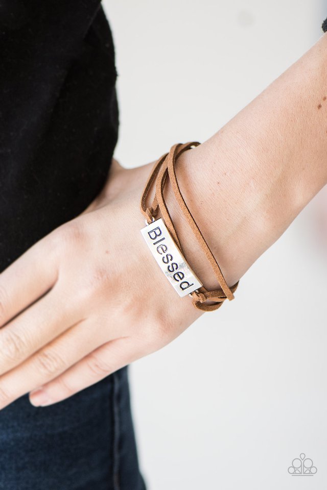 Paparazzi ♥ Feeling Blessed - Brown ♥ Bracelet