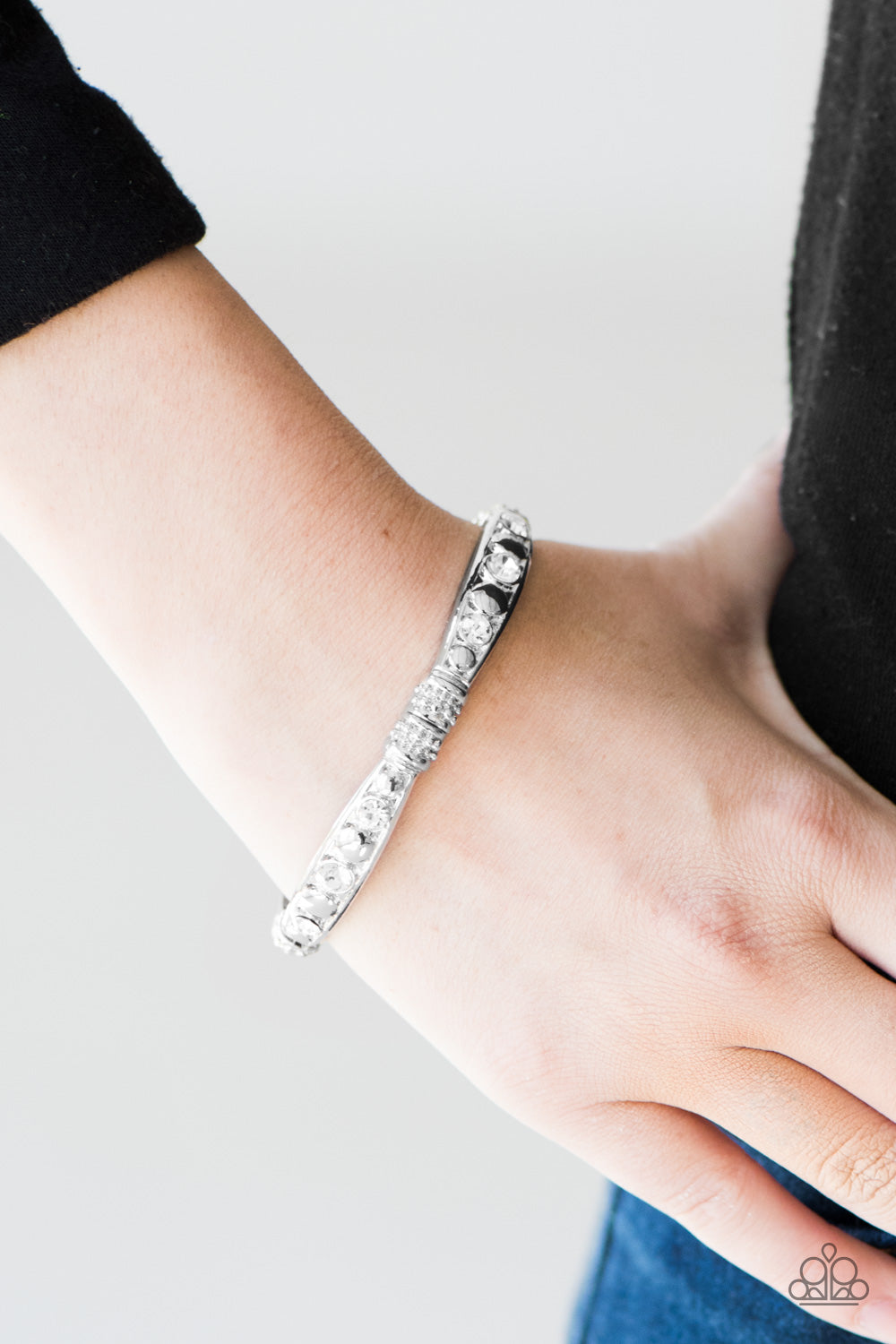 Paparazzi ♥ Glitter Goals - White ♥  Bracelet