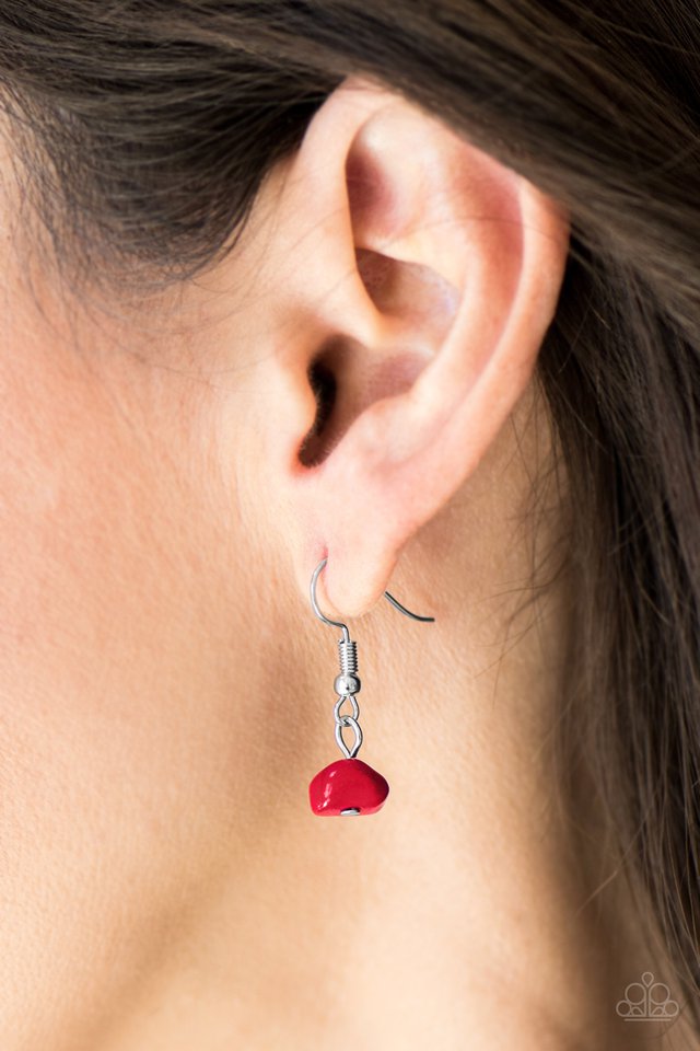 Paparazzi ♥ Canyon Escape - Red ♥ Necklace