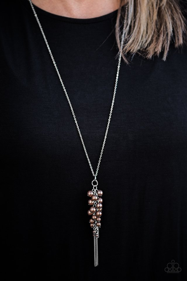 Paparazzi ♥ Bossy and I Know It - Brown ♥ Necklace