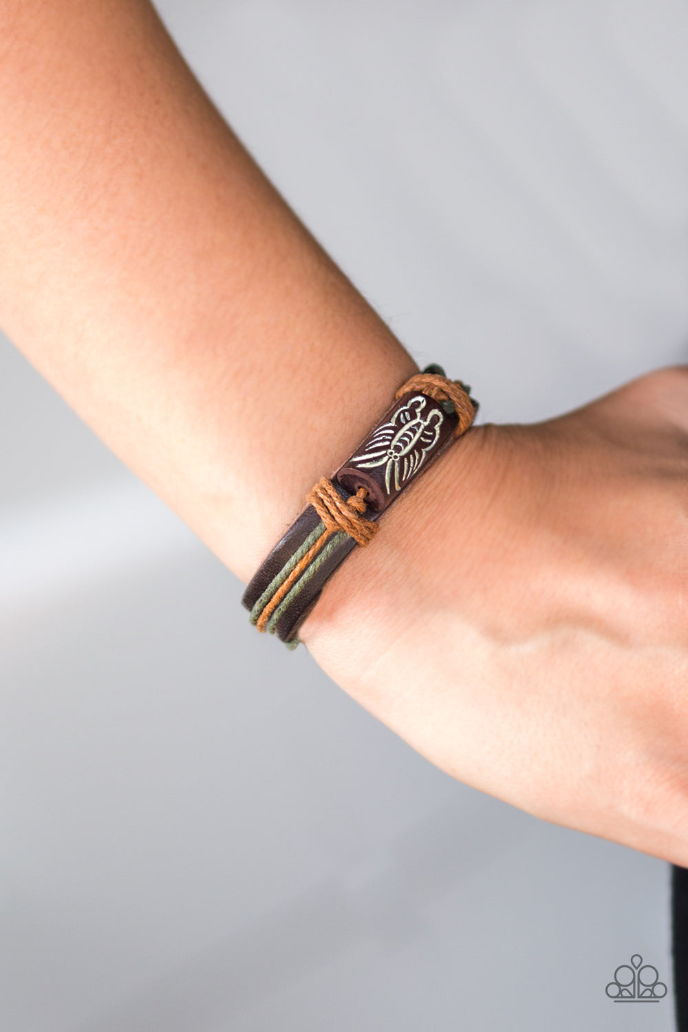 Paparazzi ♥ No Fly Zone - Brown ♥  Bracelet