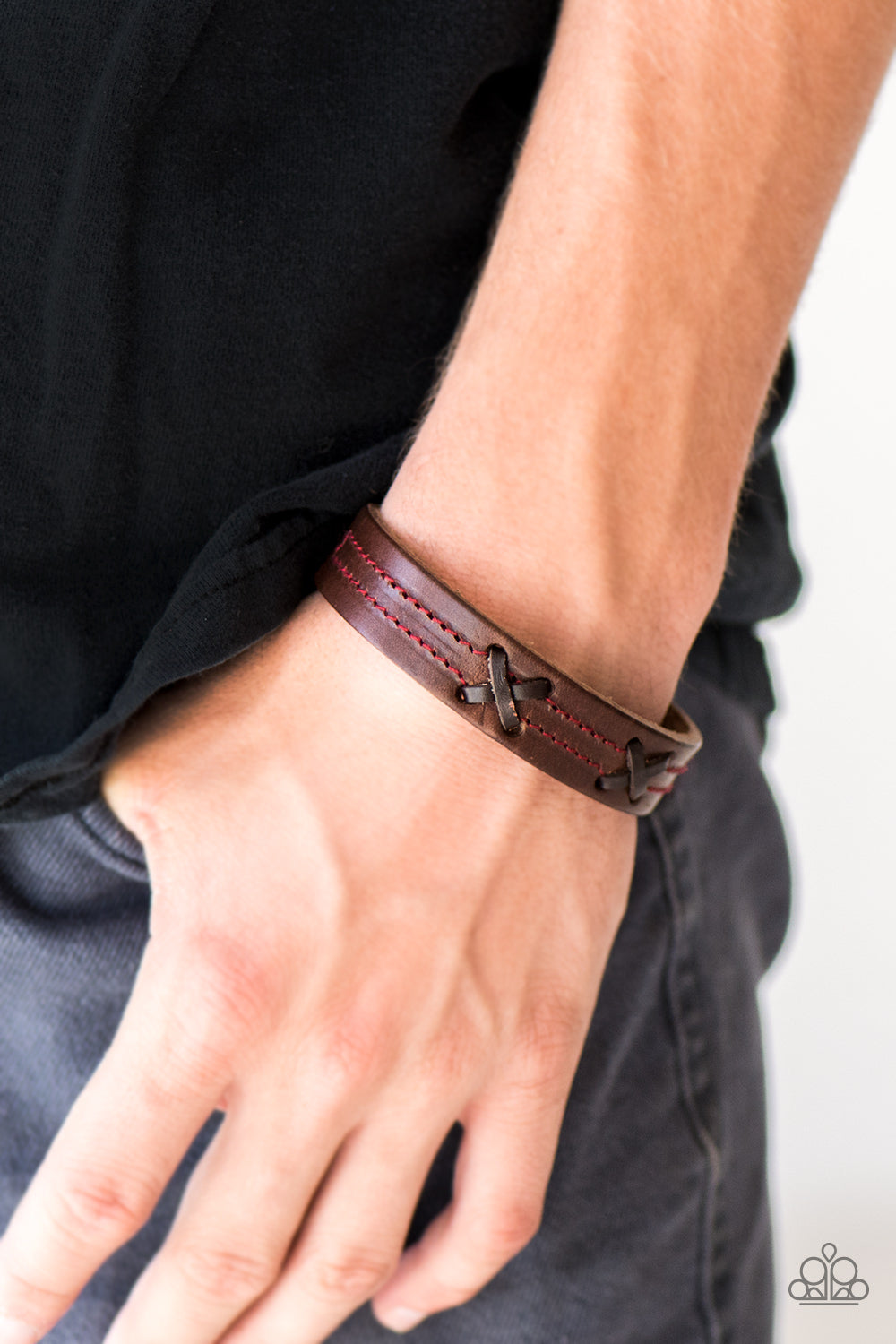 Paparazzi ♥ No Place Like Home Plate - Brown ♥  Bracelet