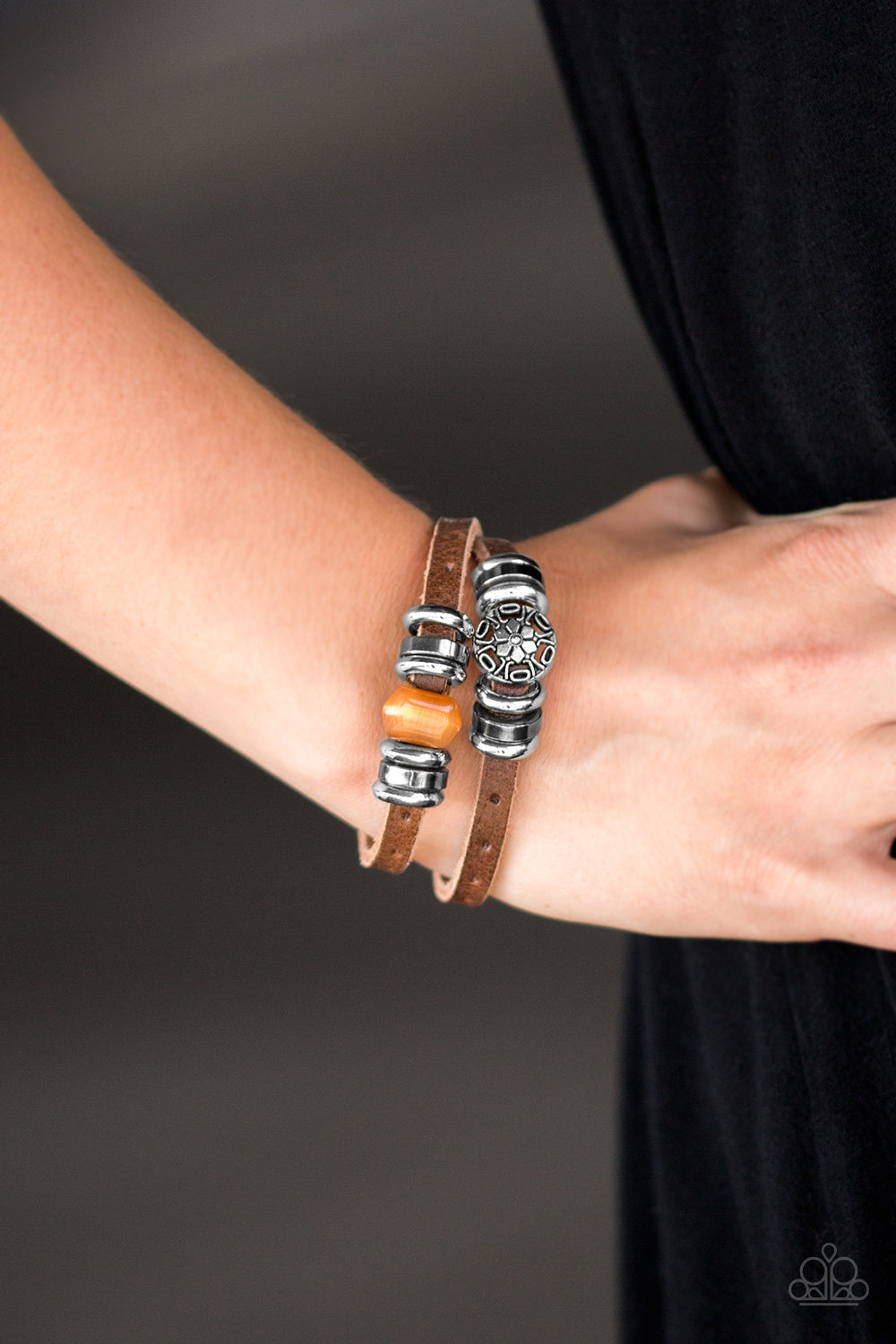 Paparazzi ♥ Nature Girl - Brown ♥  Bracelet