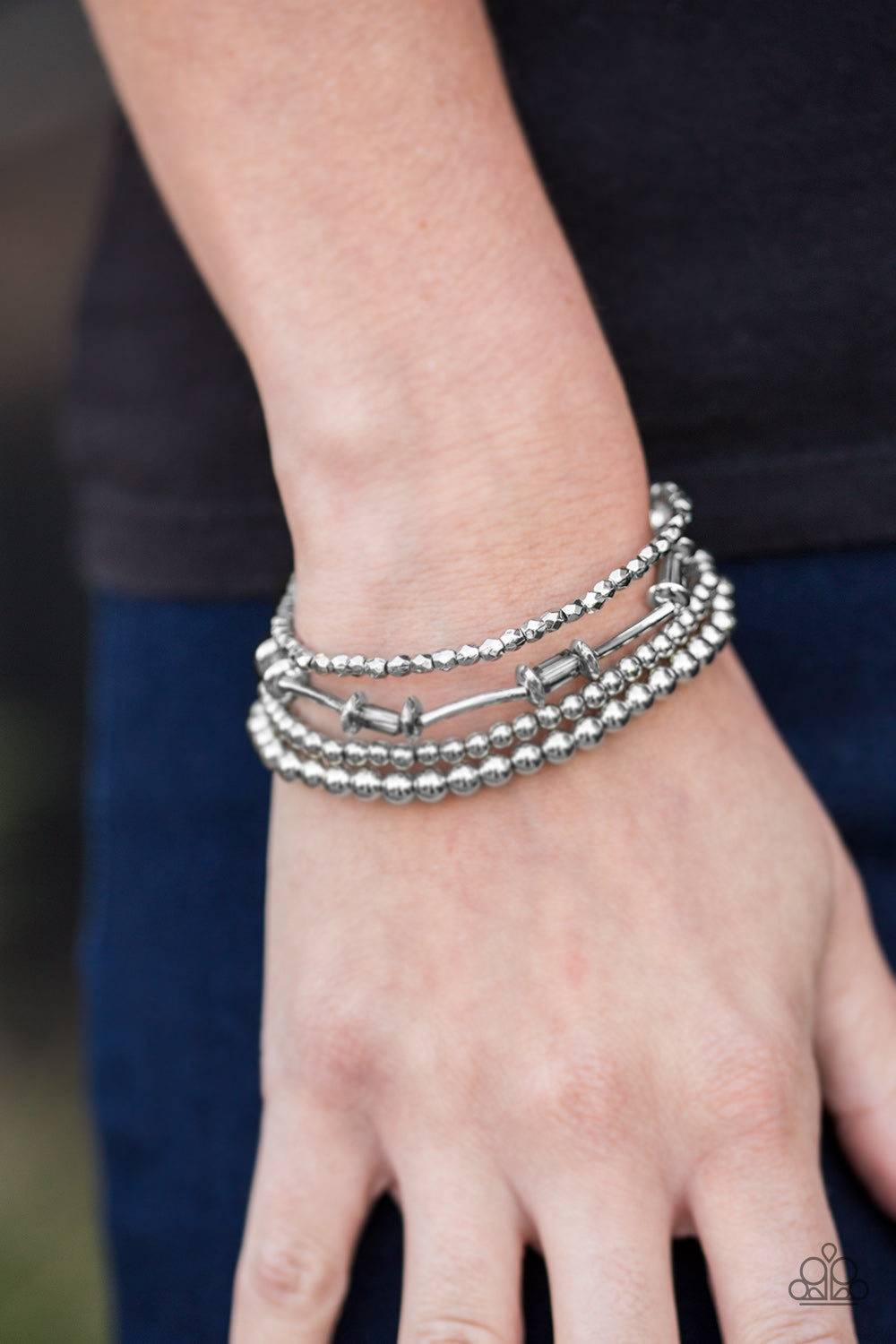Paparazzi ♥ Uniquely Upscale - Silver ♥  Bracelet