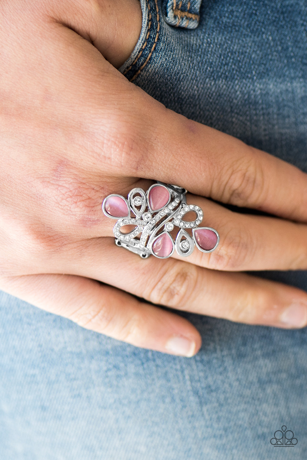 Paparazzi ♥ MOONBEAMING With Pride - Pink ♥  Ring