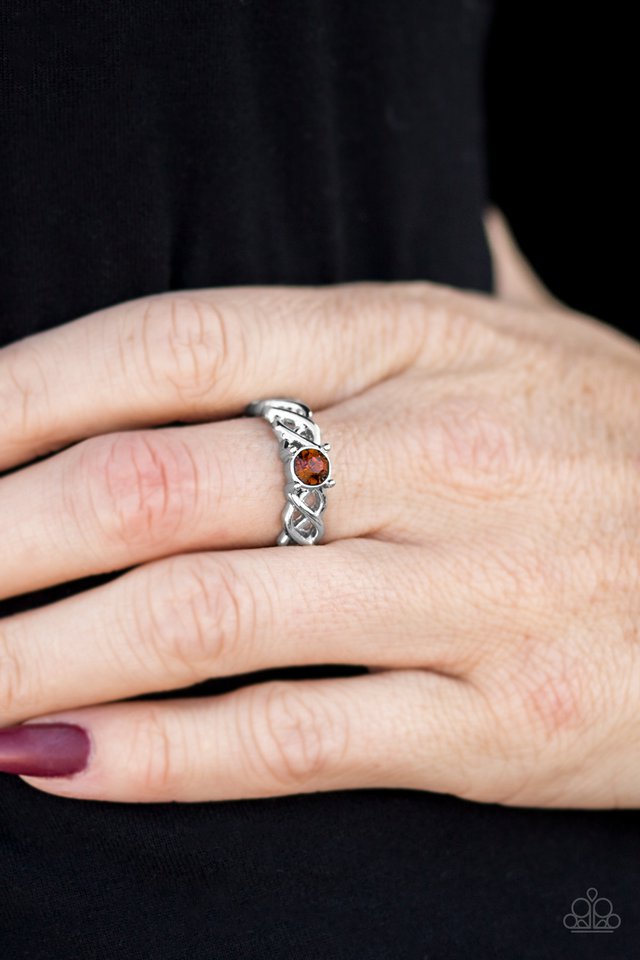 Paparazzi ♥ CACHE Out - Brown ♥ Ring
