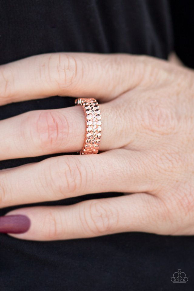 Paparazzi ♥ Tres Chic - Copper ♥ Ring
