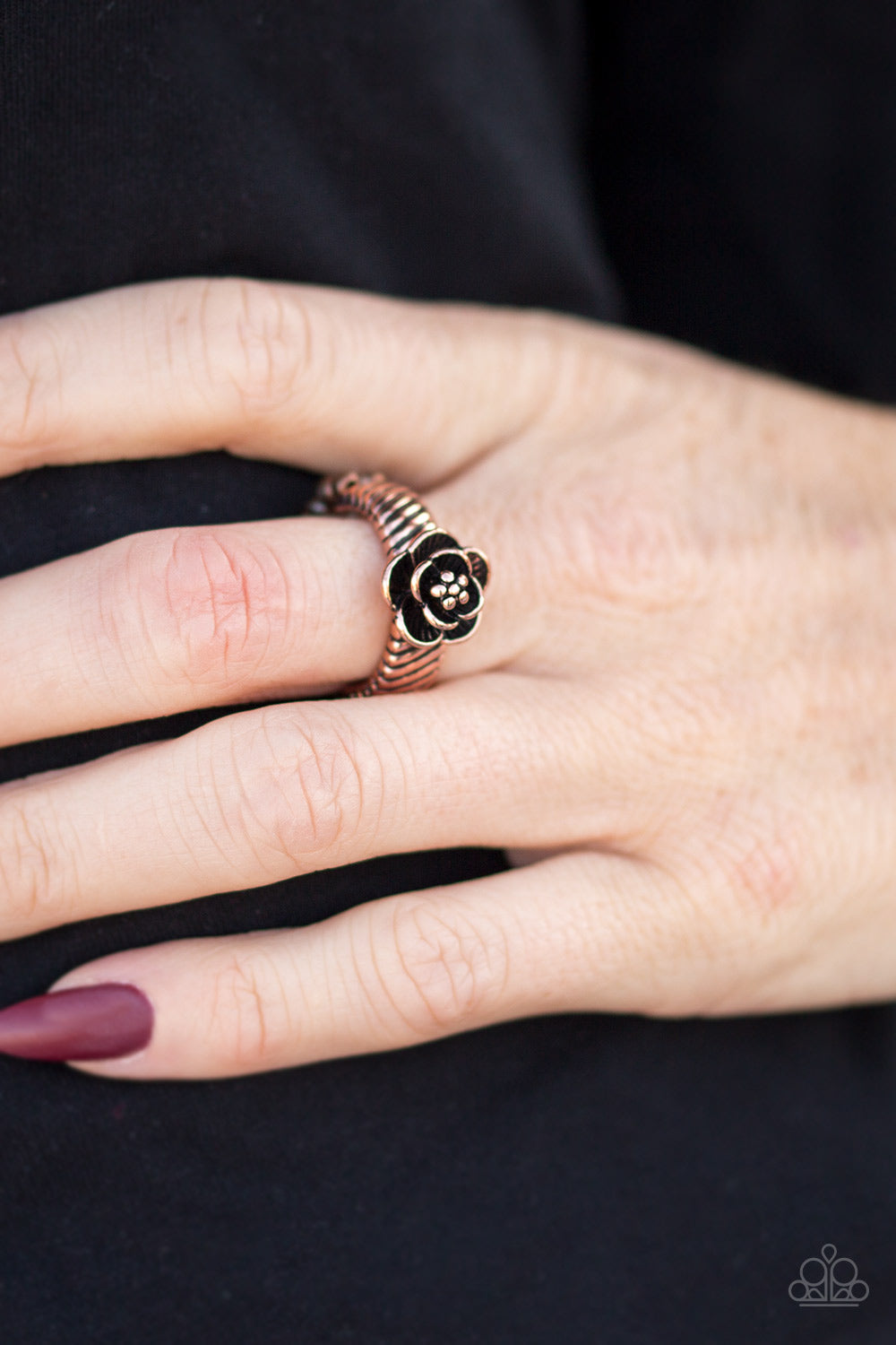 Paparazzi ♥ Fleur de Fabulous - Copper ♥  Ring