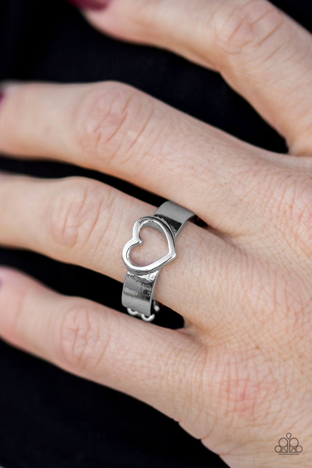 Paparazzi ♥ Skipping Heartbeats - Silver ♥  Ring