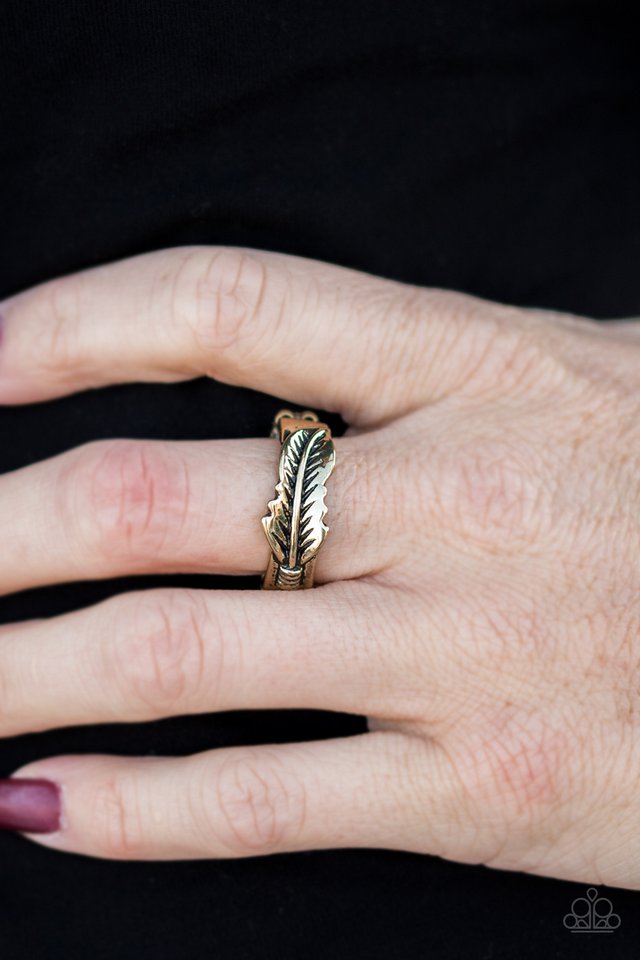 Paparazzi ♥ SPARROW Dynamics - Brass ♥ Ring