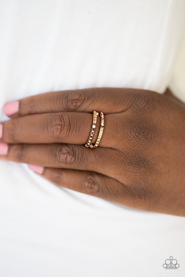 Paparazzi ♥ Dauntless Shimmer - Copper ♥ Ring