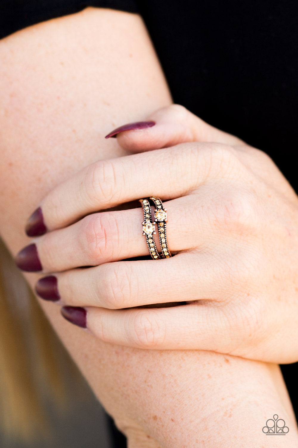Paparazzi ♥ Classical Shimmer - Copper ♥  Ring