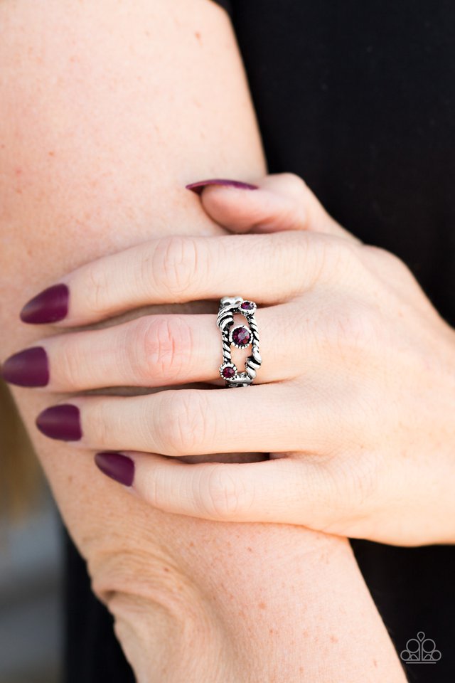 Paparazzi ♥ Runways and Rhinestones - Purple ♥ Ring