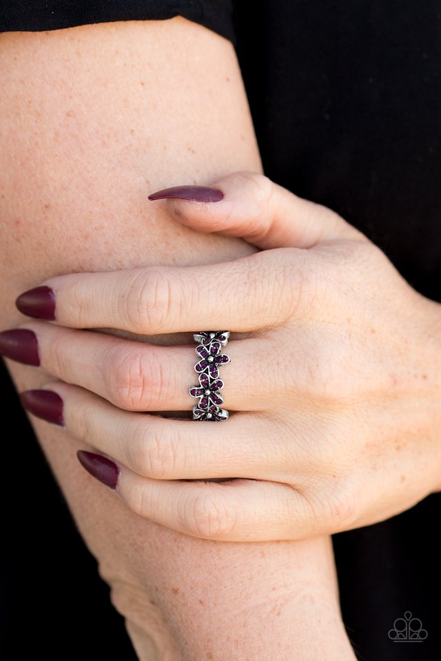 Paparazzi ♥ Daisy Dazzle - Purple ♥ Ring