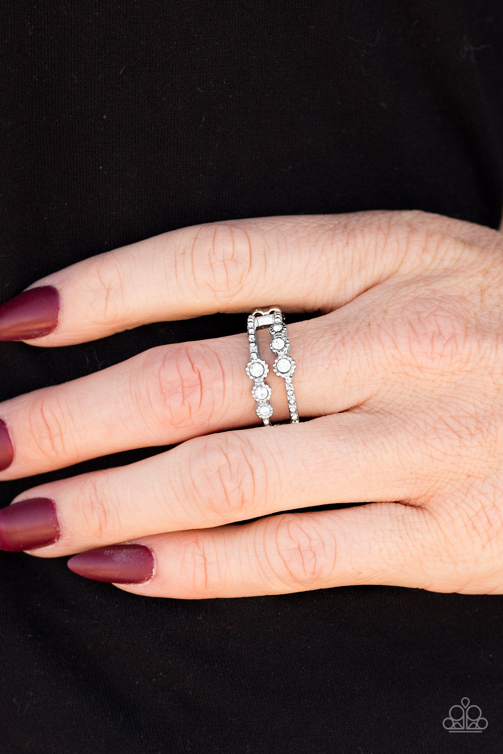 Paparazzi ♥ Star Gaze - White ♥  Ring