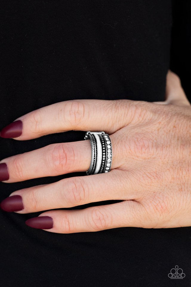 Paparazzi ♥ One WILDLIFE To Live - White ♥ Ring