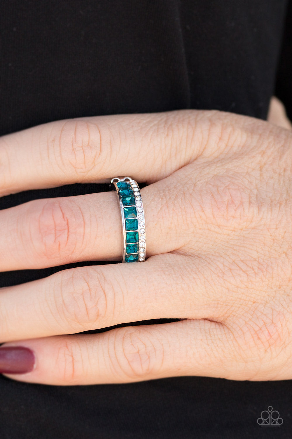 Paparazzi ♥ Money Motto - Blue ♥  Ring