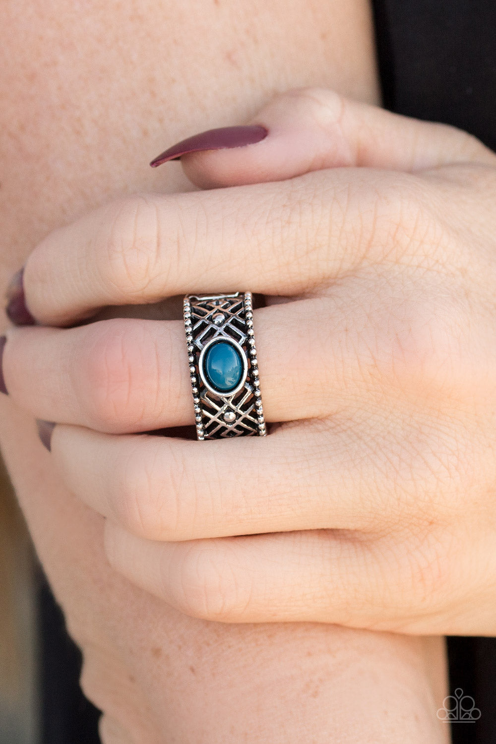Paparazzi ♥ Cave Babe - Blue ♥  Ring