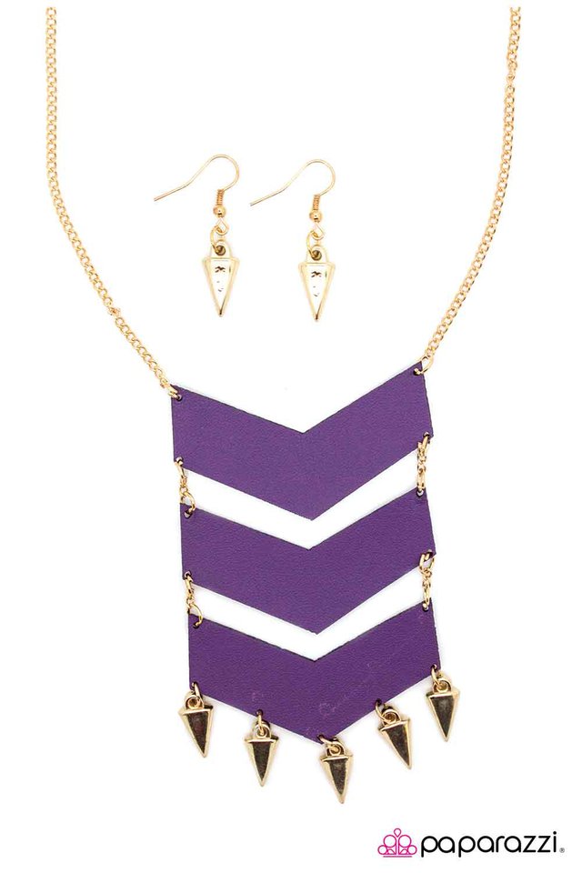 Paparazzi ♥ A Taste for Danger - Purple ♥ Necklace