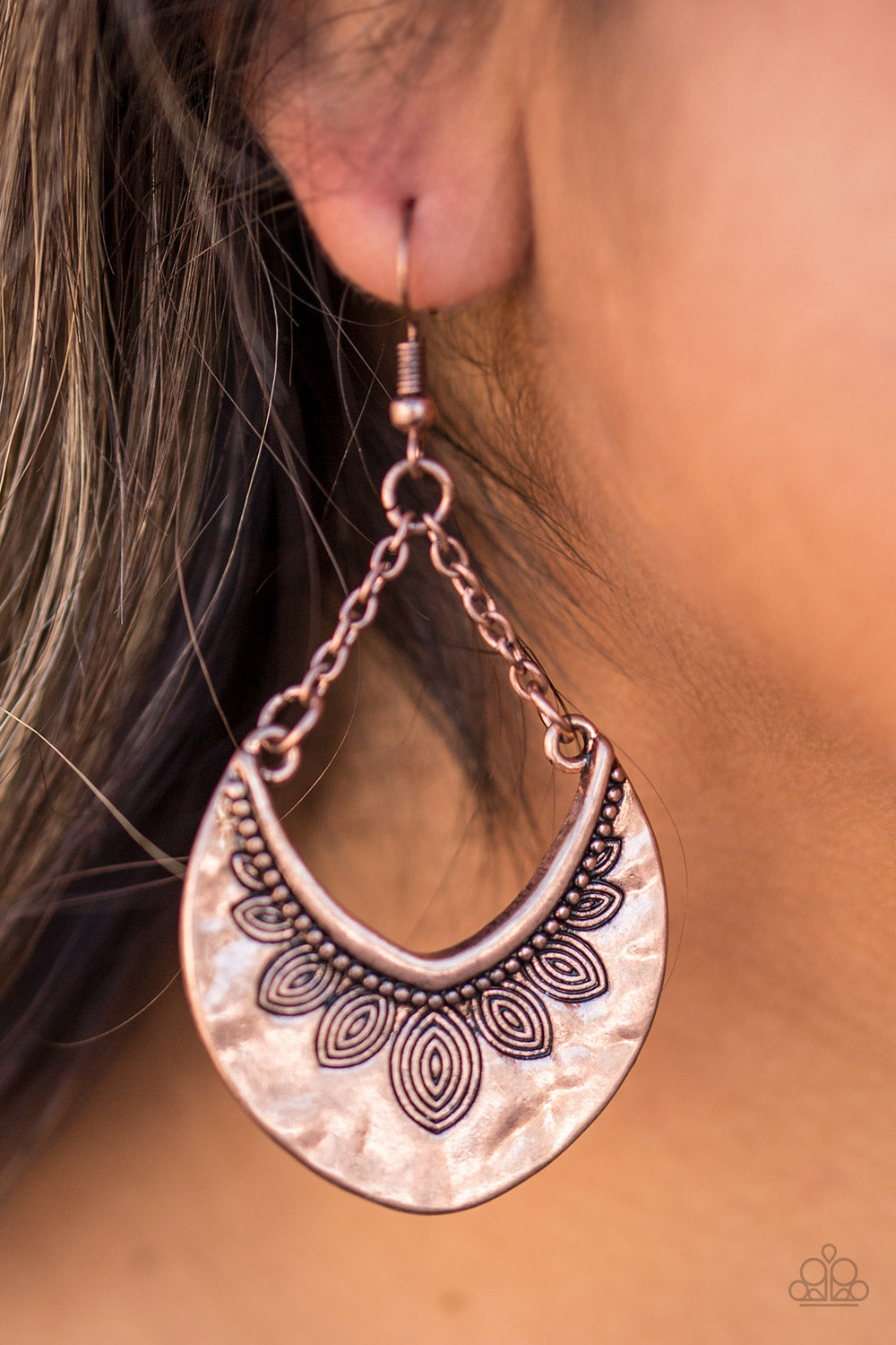 Paparazzi ♥ Jungle Legend - Copper ♥  Earrings