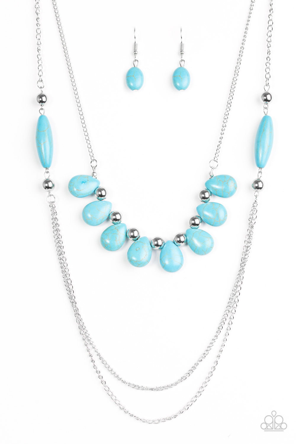 Paparazzi ♥ Call Me Mother Nature - Blue ♥  Necklace