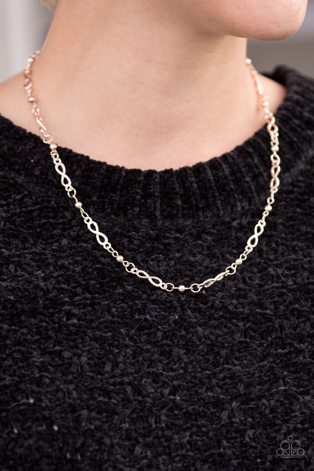 Paparazzi ♥ Infinite Beauty - Rose Gold ♥ Necklace