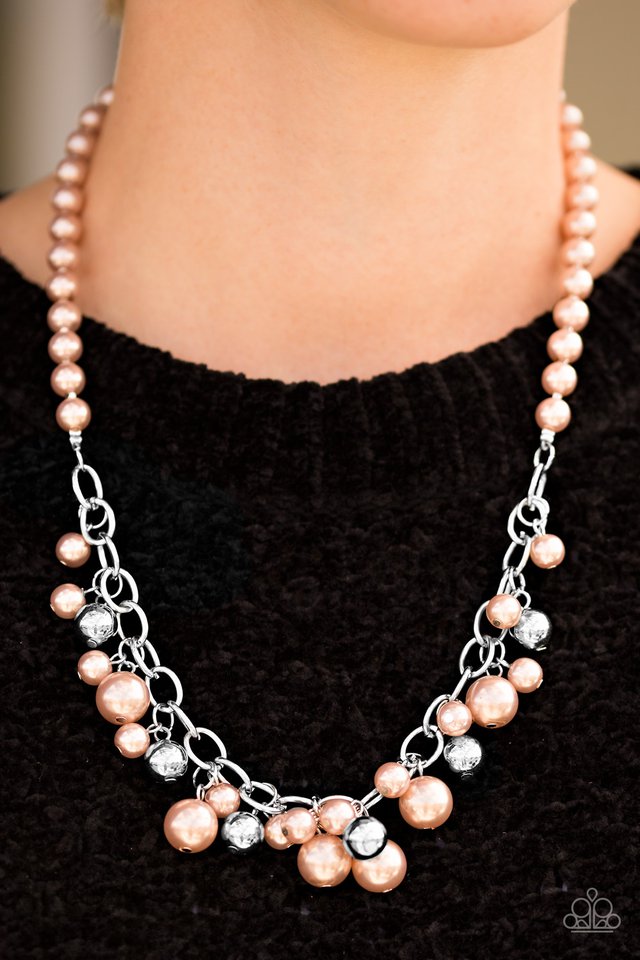 Paparazzi ♥ Classically Celebrity - Brown ♥ Necklace