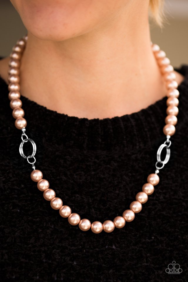 Paparazzi ♥ Romance Is In The Air - Brown ♥ Necklace