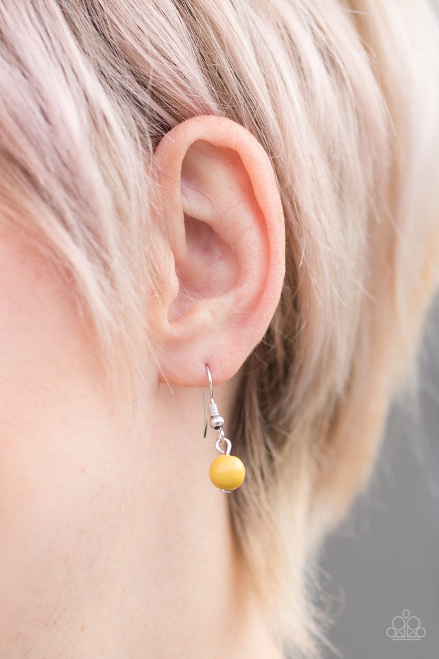 Paparazzi ♥ She WHEEL Be Loved - Yellow ♥ Necklace