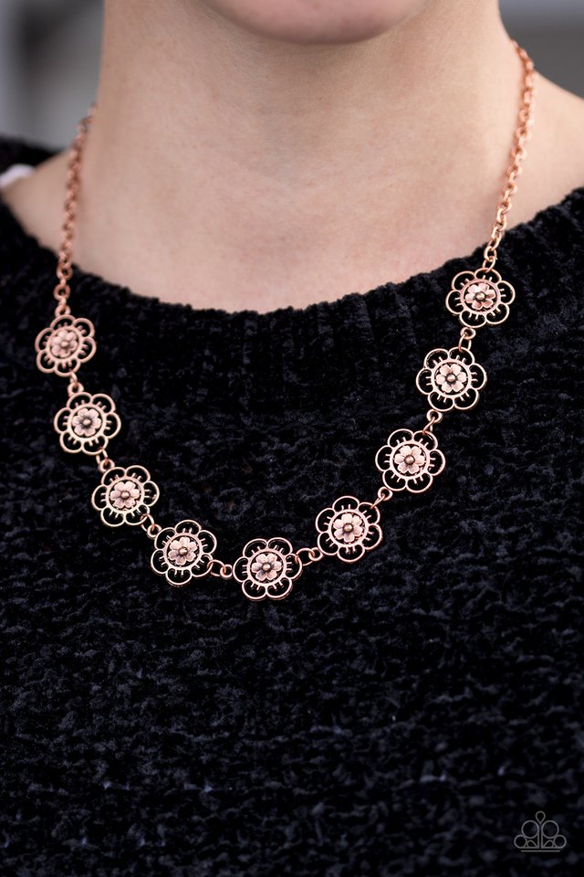 Paparazzi ♥ BLOOM Or Bust - Copper ♥ Necklace
