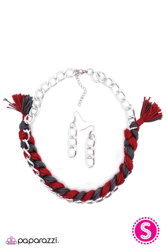 Paparazzi ♥ String Me Along - Red ♥ Necklace