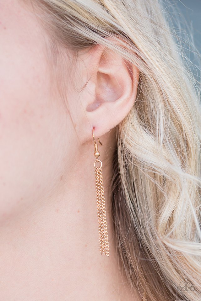 Paparazzi ♥ Fiercely Inde-PENDANT - Black ♥ Necklace