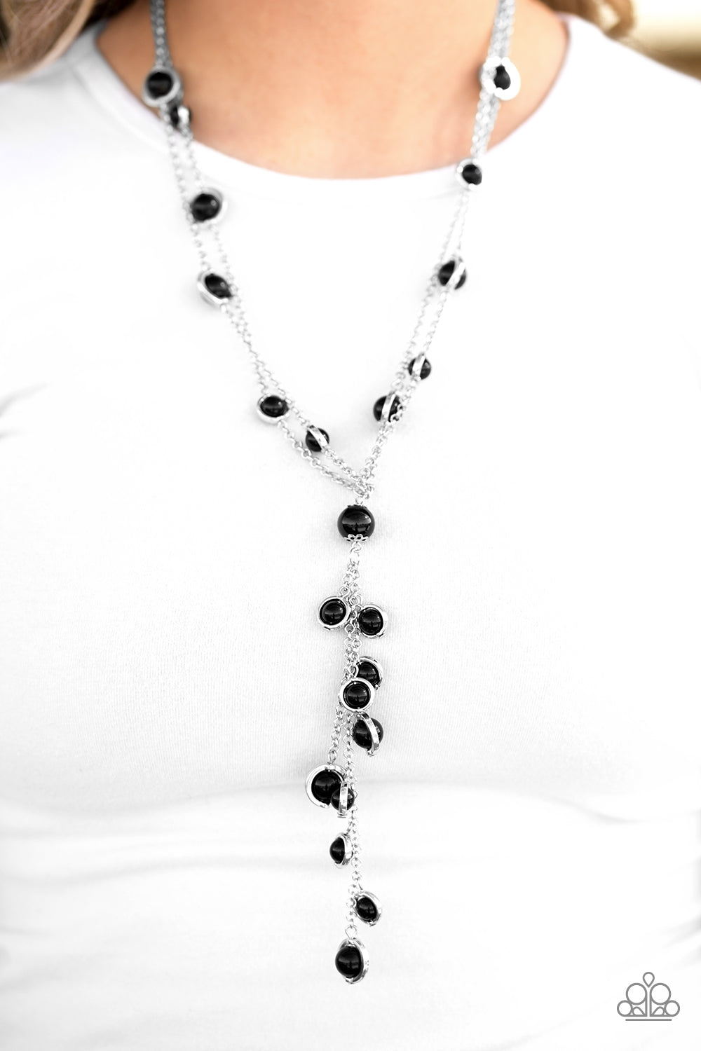 Paparazzi ♥ The FAME Changer - Black ♥  Necklace