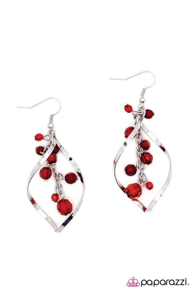 Paparazzi ♥ Simply Irresistible  - Red ♥ Earrings