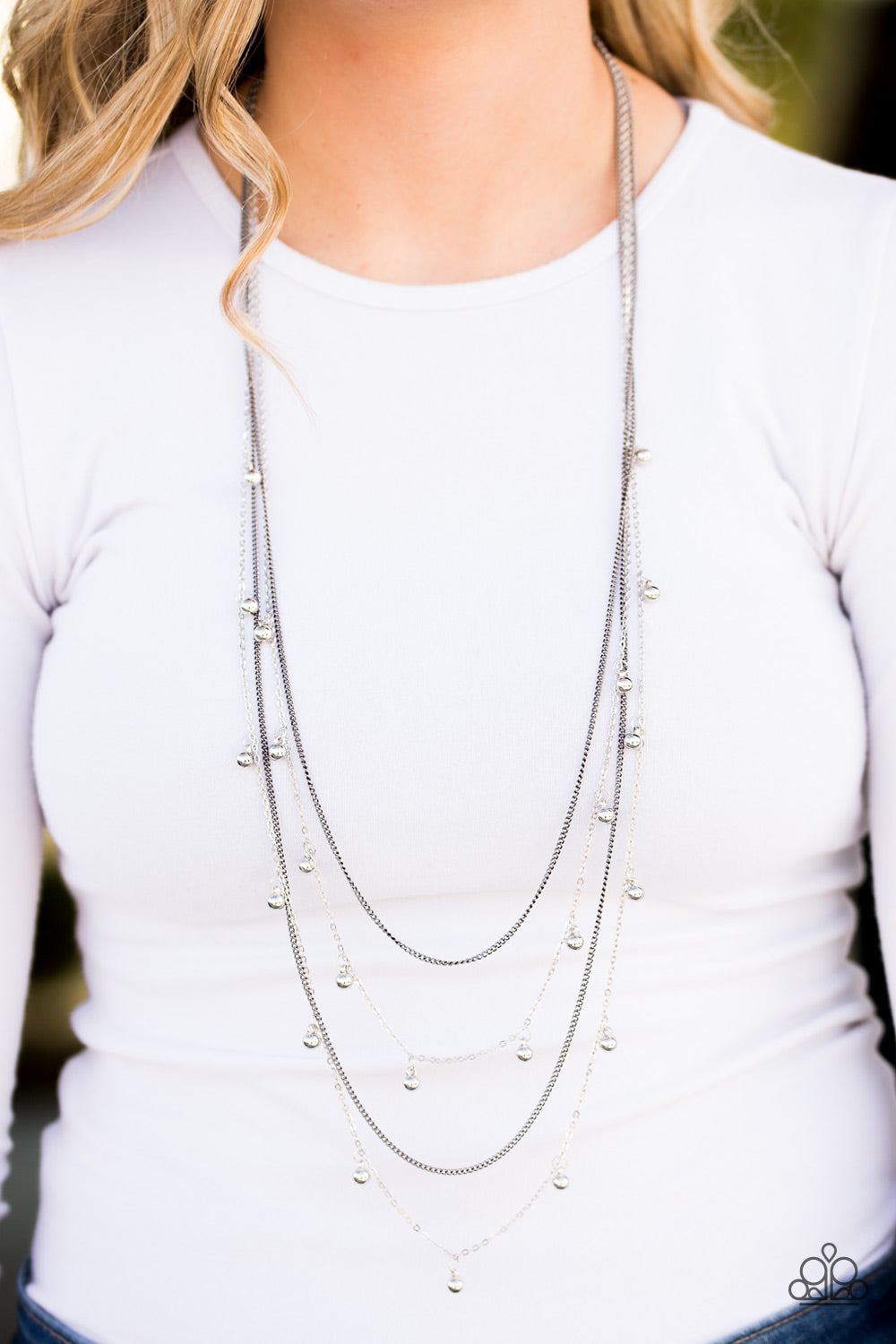 Paparazzi ♥ Come Out and SLAY - Silver ♥  Necklace