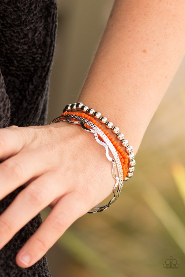 Paparazzi ♥ Amazon Style - Orange ♥ Bracelet