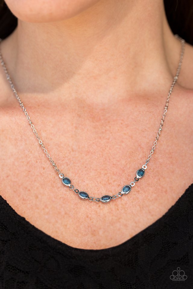 Paparazzi ♥ Take Center Stage - Blue ♥ Necklace