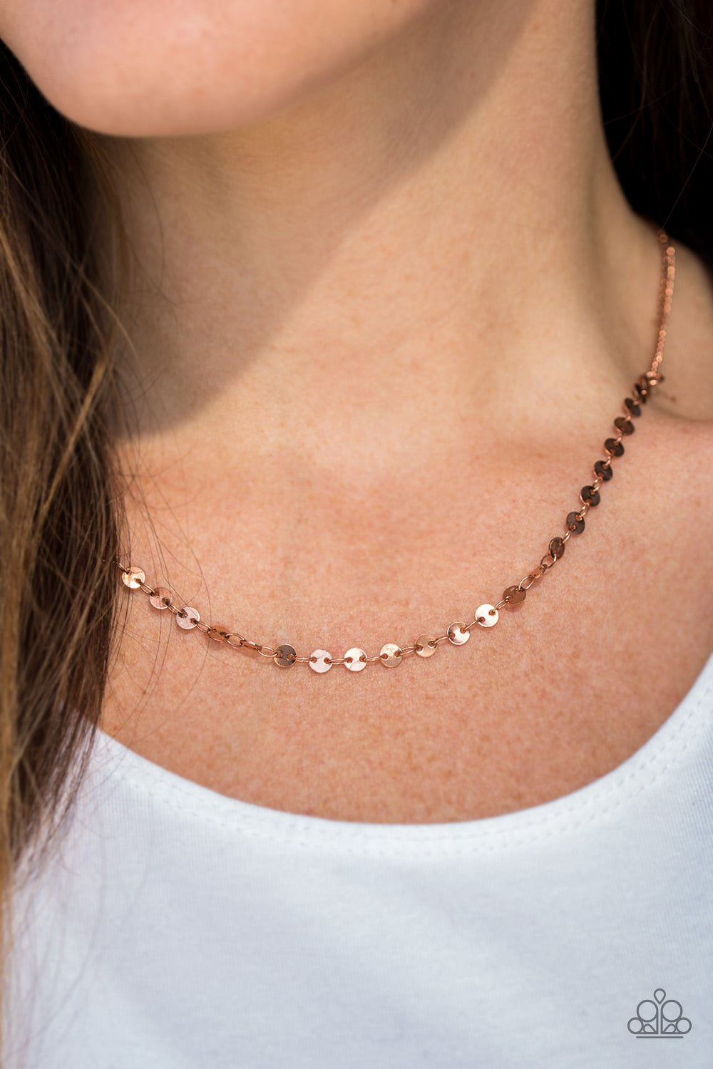 Paparazzi ♥ Right On The SPOTLIGHT - Copper ♥  Necklace