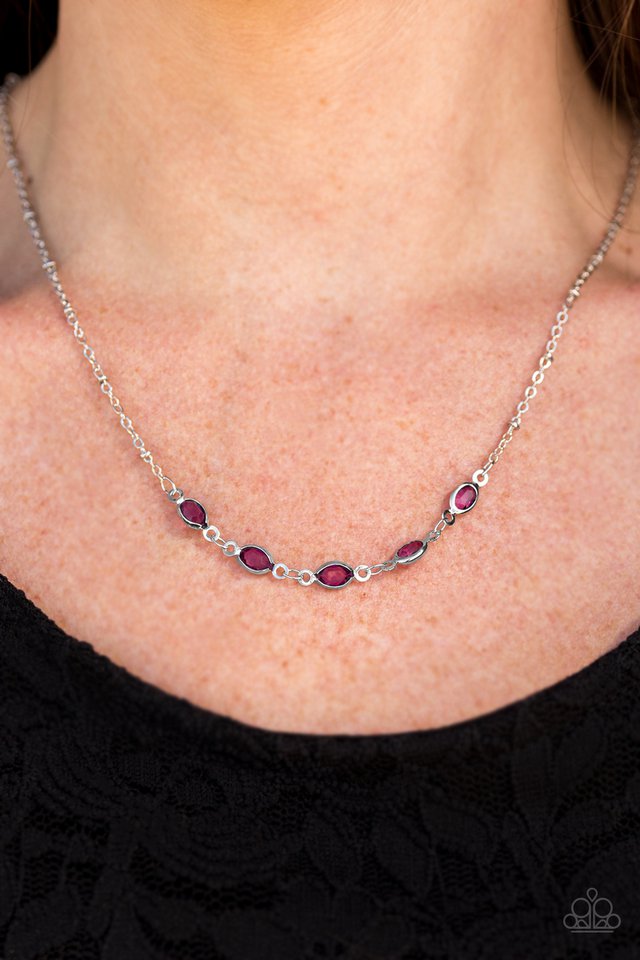 Paparazzi ♥ Take Center Stage - Purple ♥ Necklace