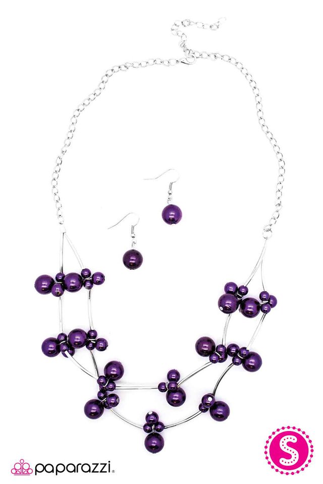 Paparazzi ♥ Instant Classic - Purple ♥ Necklace