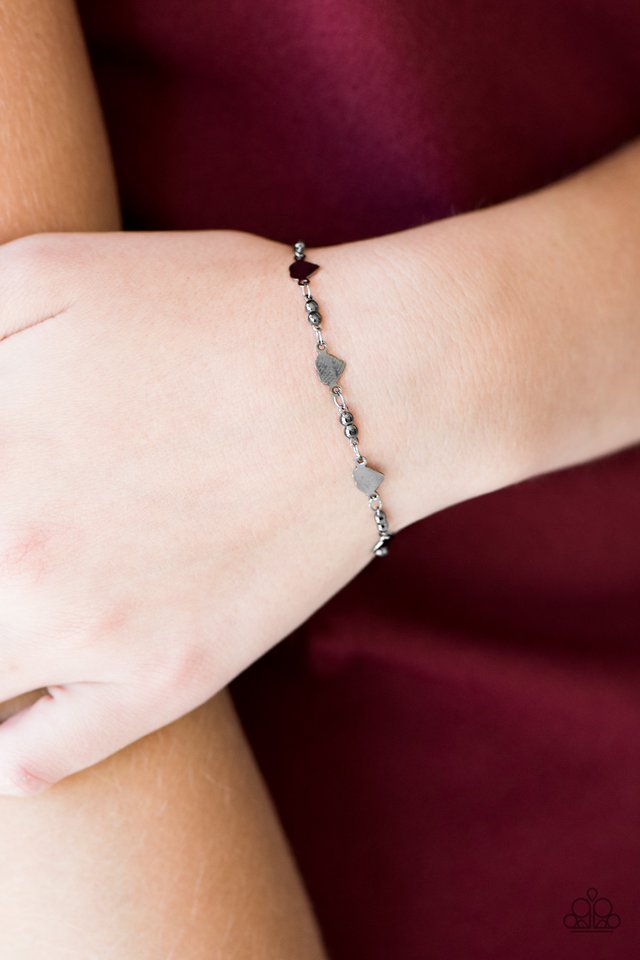 Paparazzi ♥ The Way To My Heart - Black ♥ Bracelet