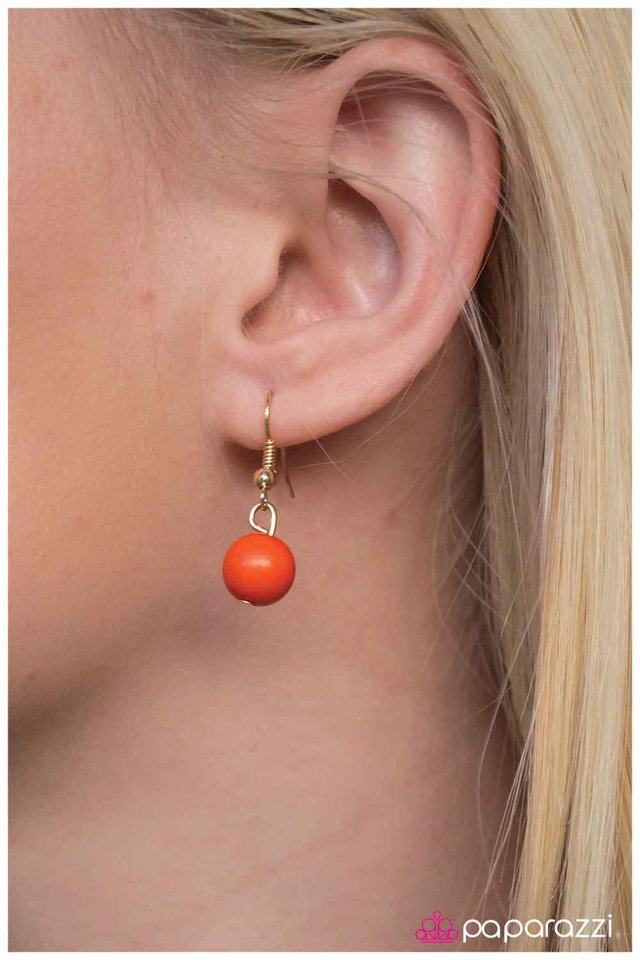 Paparazzi ♥ Orange Crush - Orange ♥ Necklace