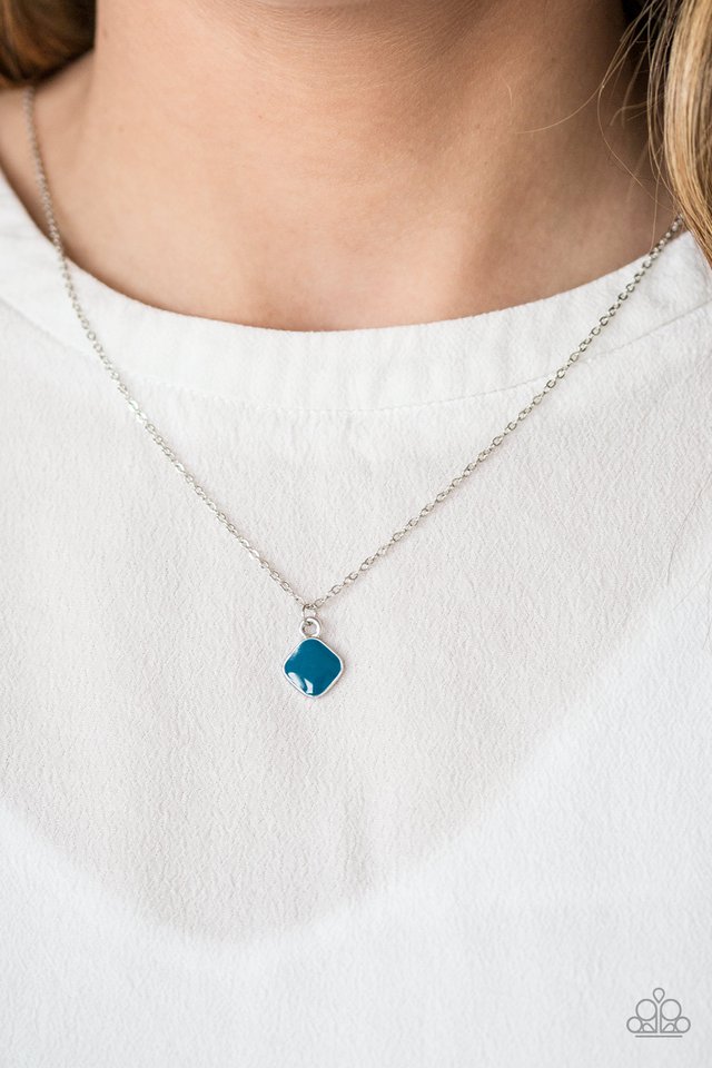 Paparazzi ♥ Paint A Picture - Blue ♥ Necklace