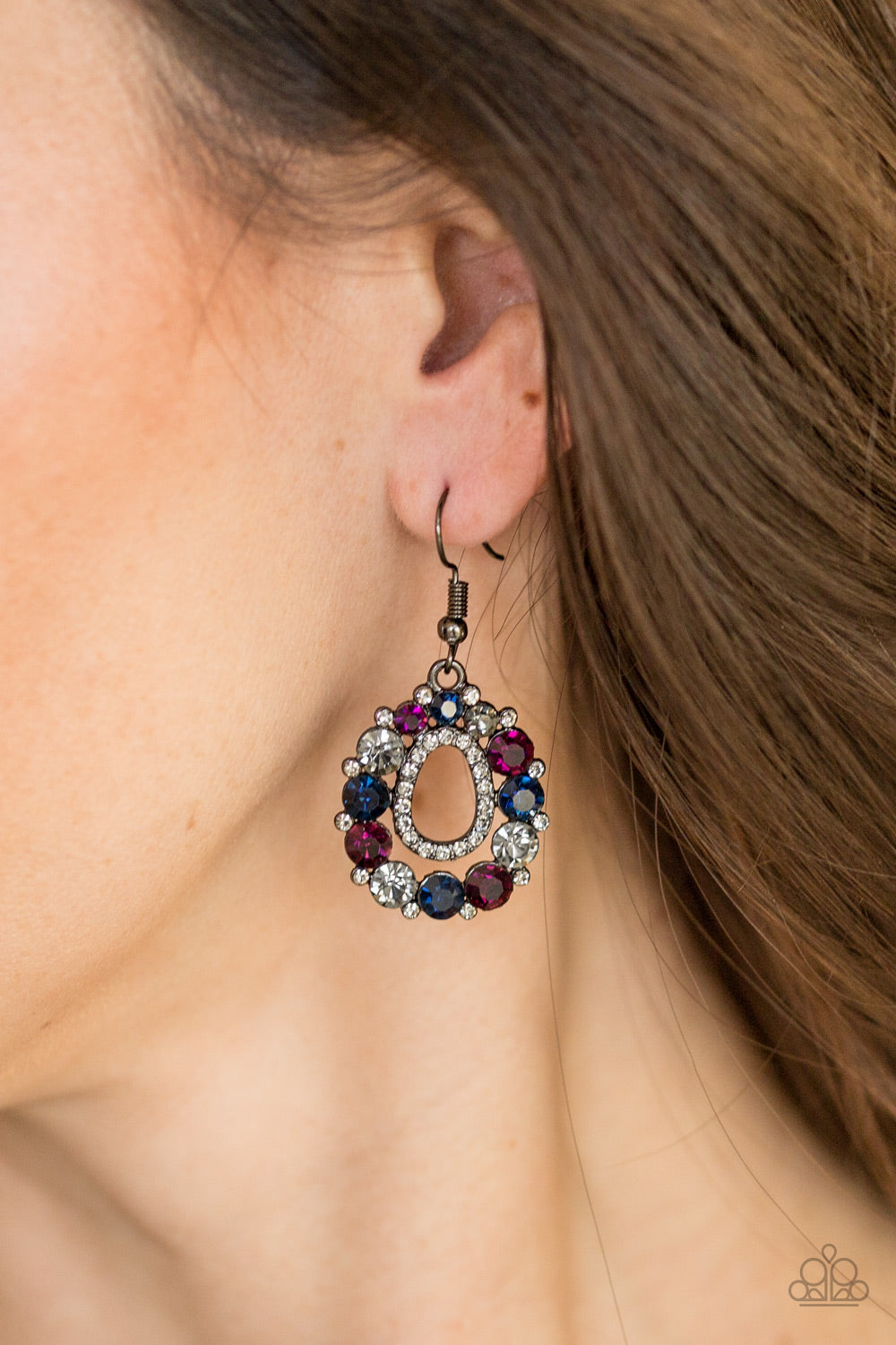 Paparazzi ♥ Struck By Sparkle - Multi ♥  Earrings
