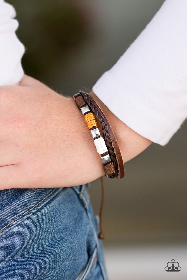 Paparazzi ♥ Wonderfully Wanderlust - Orange ♥ Bracelet