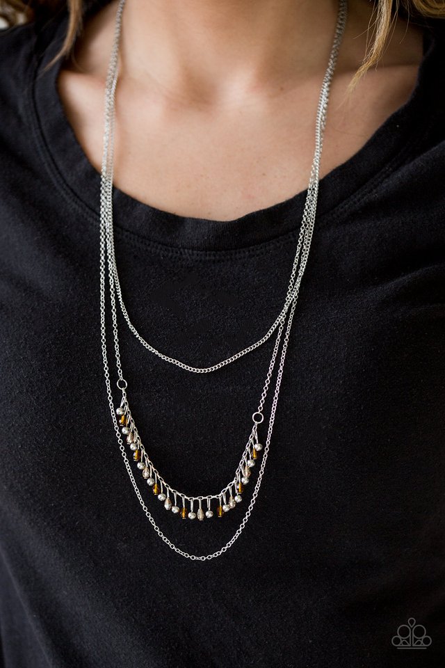 Paparazzi ♥ Simply Serene - Brown ♥ Necklace